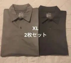 無印 mujilabo 涼感ＵＶカットワイド五分袖ポロシャツ XL 2枚セット