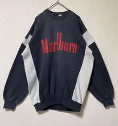 90s Marlboro マルボロ ロゴ 配色切替 スウェット ヴィンテージ