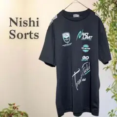 ニシスポーツ 陸上競技Tシャツ (L) ブラック トップス メンズ トレーニング