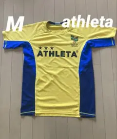 ATHLETA サッカーシャツ M イエロー
