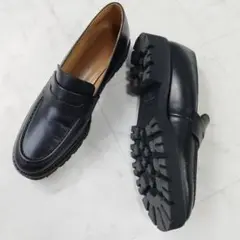 極美品　未使用　トゥモローランド　タンクローファー　厚底　黒　ブラック　23