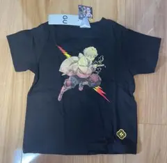 GU 鬼滅の刃 Tシャツ ブラック 半袖 我妻善逸 110 新品