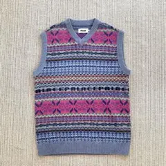 専用Palace 22AW JESUS GILET フリース ベスト 刺繍 Palace Skateboards (パレススケートボーズ) 22AW JESUS GILET