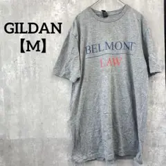 GILDAN【M】BELMONT LAW ロゴT グレー ユニセックス