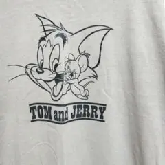 夏休み特別価格！ 試着のみ トムとジェリー Tシャツ LL グレー
