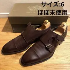 【ほぼ新品】SHETLAND FOX ダブルモンク　シェットランドフォックス