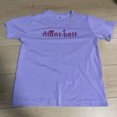 mont-bell 紫色 Tシャツ サイズ100