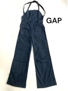 GAP インディゴサロペットデニムワイド　サイズ6