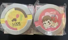 タイトーくじ　PEKO×TEATIME　D賞 紅茶缶風小物入れ 2種セット