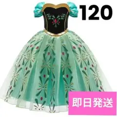 【新品】子供　プリンセス　コスプレ　ドレス　アナと雪の女王 ディズニー　120