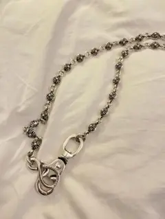 Chrome Hearts/クロスボールウォレットチェーンクリップ ロングL26