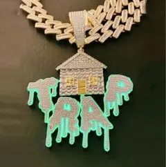 【今だけ限定】TRAP STAR 蓄光ペンダント × 無料チェーン付きセット