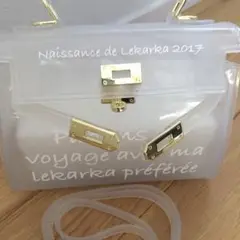 レカルカ　ノベルティ　クリアバッグ