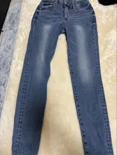【新品】AZUL スキニージーンズ XS 青 2500KA12-327A-1