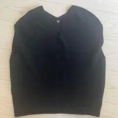 UNIQLO ノースリーブセーター Mサイズ 黒