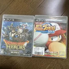 PS3 ドラゴンクエストヒーローズ & 実況パワフルプロ野球2013 セット