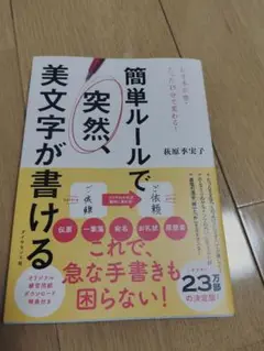 簡単ルールで突然、美文字が書ける