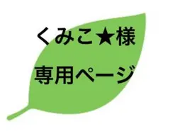くみこ★様　専用