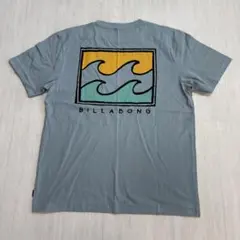 ☆美品　BILLABONG　ビンテージフィット　波デザイン　半袖　Tシャツ　M