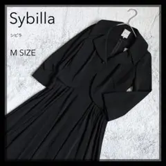 シビラセットアップワンピースジャケットショールカラー朱インナーM