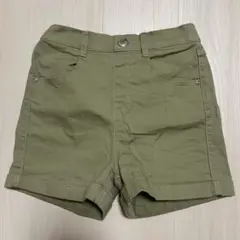 キッズ　ショートパンツ　マックハウス　(カーキ　150cm)