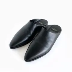 美品 セリーヌ JACNO バブーシュ 36 ブラック レザー エディ ジャクノ