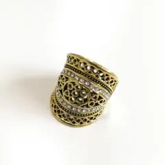 新品 ジルコニア ゴールド リング レディース ジュエリー シルバーアクセサリー