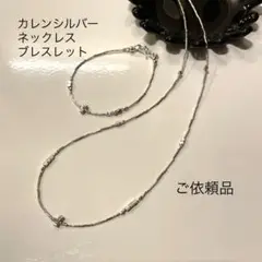▫️ご依頼品▫️カレンシルバー　ネックレス　ブレスレット　※NB15