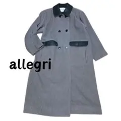 allegri アレグリ ロングコート ピーコート コーデュロイ