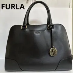 FURLA 黒 ショルダーバック