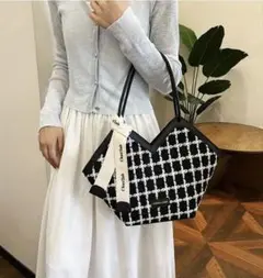 Fashion & Bags 幾何学模様 ハンドバッグ
