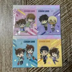 新品　コナンランド　ミニメモ帳セット　松田　安室　赤井