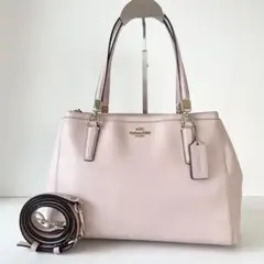 【極美品】COACH 2way トートバッグ クリスティー キャリーオール