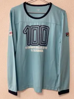 2011年 楽天オープンテニス×FILA （M)長袖Tシャツブルー