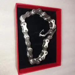 シルバー 　ドライブチェーン　ブレスレット 約20cm
