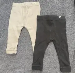 美品　ZARA ベビー レギンス 6-9ヶ月 2枚セット