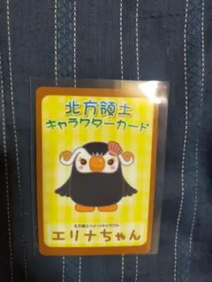 北海道　北方領土　キャラクターカード　エリナちゃん