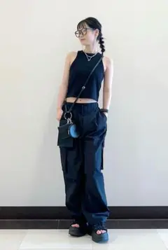 新品 GU パラシュートカーゴパンツ XS ユニクロ ZARA GYDA R&E