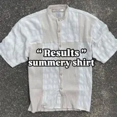 【極希少】Results / summery shirt