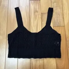 ビスチェ　バックリボン　ブラック
