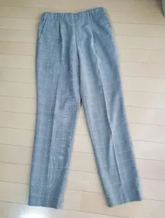 グレンチェック柄 テーパードパンツ Mサイズ