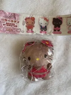 ハローキティ　ぬいぐるみボールチェーン2 日焼けギャル