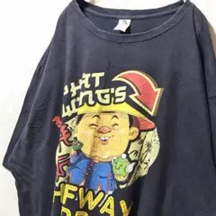 ビスポーク バンコクタイ デカロゴ Tシャツ グレー 灰色 3XL 古着