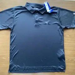 Champion 黒ポロシャツ