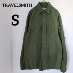 送料込❤TRAVELSMITH 【S】長袖シャツ オリーブグリーン