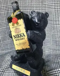 ★土日値下げ！ニッカウヰスキー 特級G&G 木製熊ホルダー ☆土日値下げ！ニッカウヰスキー 特級G&G 木製熊ホルダー - メルカリ