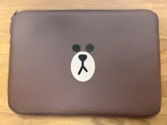 ラインフレンズ　ブラウン　パソコンケース　PCケース