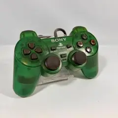 SONY プレイステーション2 コントローラー クリアグリーン