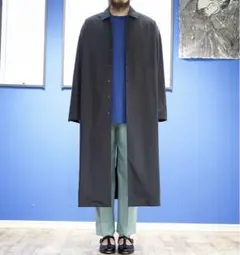 値下げ ATON GIZA WEATHER COACH COAT