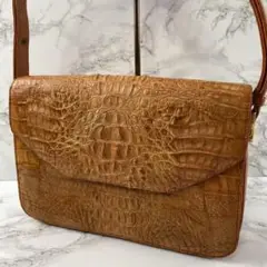 KAIYO カイヨウ 鰐ワニ革 クロコダイルレザー 2way ショルダーバッグ